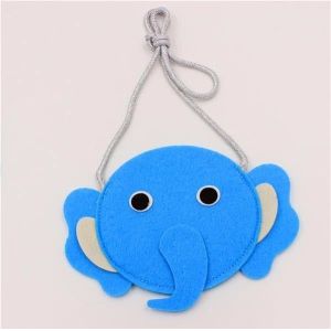 high quality reasonable price promotional felt purse factory with various color