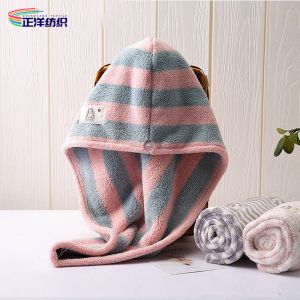 350gsm Reusable Dusting Cloths 35X65cm Multi Color Long Hair Drying Towel Hair