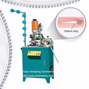 China Semi-automatic Auto Invisible Zipper Top Stop Machine with 1.5–3.0 kW Motor Power and 500 Hours Maintenance Cycle on sale