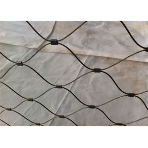 China Stainless Steel 304 Black Oxide Wire Rope X Tend Cable 60 Degree Mesh Angle on sale