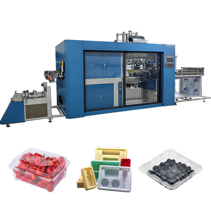 Cheap Full Automatic Pressure Thermoforming Machine with Energy Saving Material Saving and Efficient Operation for Stable Output 1-10 Times/Minute for sale