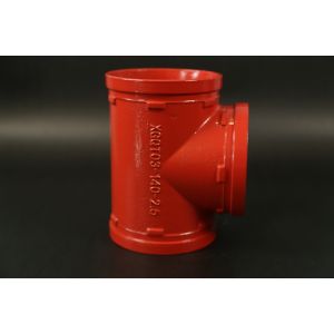 Corrosion Resistant Mechanical Grooved Tee / Easy To With Groove Type Clamps