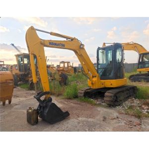 Used Komatsu Crawler Mini Excavator PC55 with Rubber Track in Good Condition