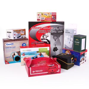 Paper Custom Packaging Boxes Moisture Proof White Cardboard Packaging Box