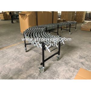 Heavy Duty Gravity Flexible Steel Skate Wheel Conveyor,Warehouse Loading