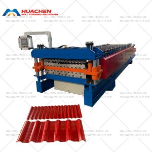 China Double Layer Galvanized Tile Roofing Sheet Making Roll Forming Machine on sale