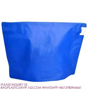 Recyclable Child Resistant Custom Printed Child Proof Smell Proof Mylar Zipper