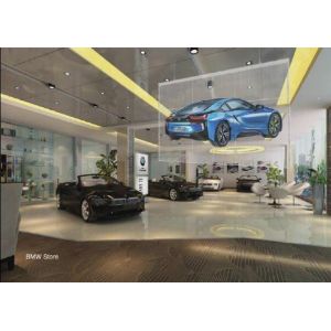 Window P10 Indoor LED Video Wall Glasses Curtain Transparent Display Panels