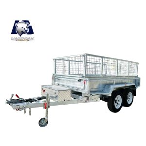 Cheap 10 X 5 Hydraulic Tipper Trailer Corrosion Resistant Tipper Box Trailers Fully Welded for sale
