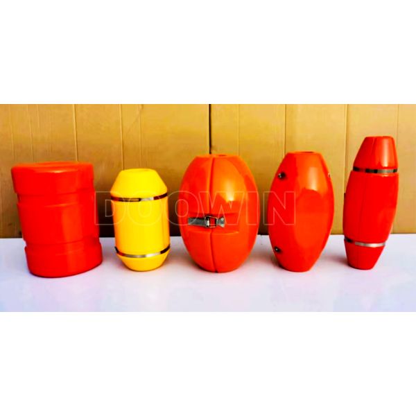 Marine Floating Dredging Pipeline Polyethylene Hose Cable Floater Customized Shape