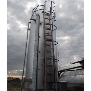 Large Capacity Hot Asphalt Heating Tank With 1 Agitator High Heating Efficiency