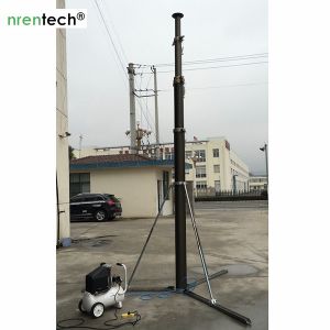 9m lockable pneumatic mast 150kg payloads NR-2000-9000-150L antenna pneumatic