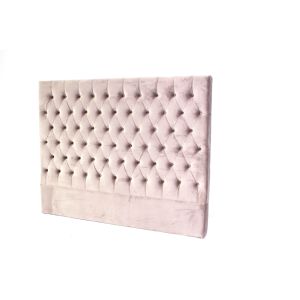 Cheap Europe style Luxury button tufted fabric bed with high headboard for sale