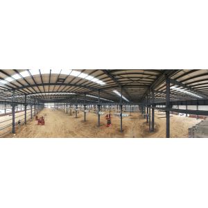 Safe And Stable Steel Structure Mechanical Workshop Fabricated Structure