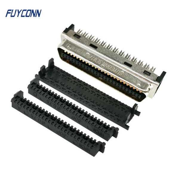 Quality Cable MDR Connector IDC Crimping Male 1.27mm 50 Pin SCSI Connector wholesale