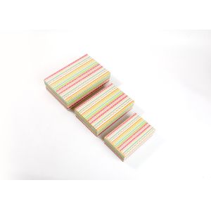 Silk Packaging Apparel Packaging Box With Lids Colorful Cardboard