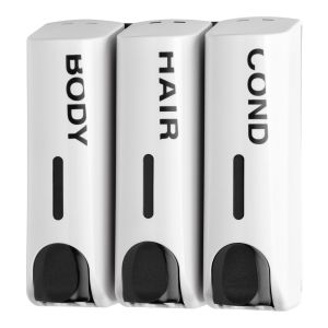 Cheap 3 x 350ml Manual Triple Application Liquid Soap Dispenser for sale