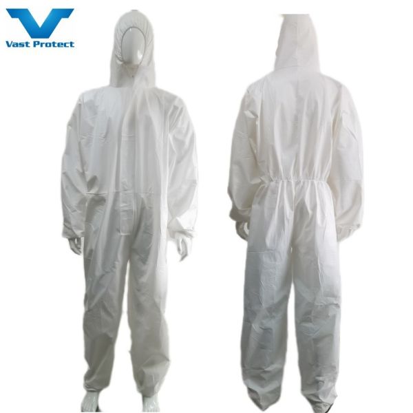 Durable Waterproof Protective Microporous Hooded Coveralls Model NO. VASTPROTECT
