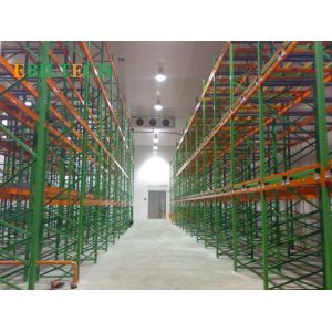 Effective Push Back Racking Steel Racking And Shelving High Utilization Of Space