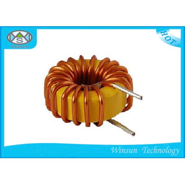Toroidal Ferrite Core Inductor WS - TC Type Yellow Choke Coil Inductor For Cable