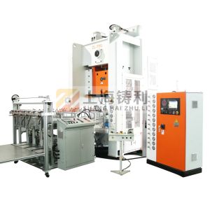 Aluminum Silver Foil Container Machine 68 Times/Min Aluminum Silver Foil Box