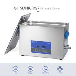 China GT SONIC 27L SUS304 40KhHz Digital Ultrasonic Parts Washer With Heater Degas Timer on sale