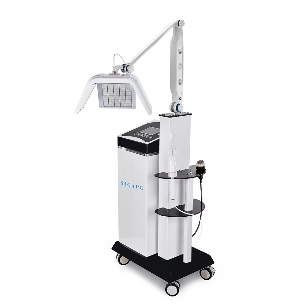 Cheap Non Invasive Hair Follicle Stimulation LLLT Hair Growth Machine With High Frequency Comb for sale