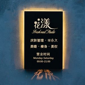 Outdoor Lighted Signs Shop Displays Advertised Publicity Led Light Boxes