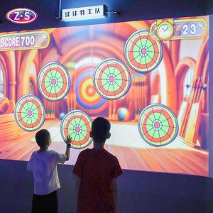 Buy cheap 1024x768 Interactive Throw Wall Ball Projection Game System Durable Laser from wholesalers
