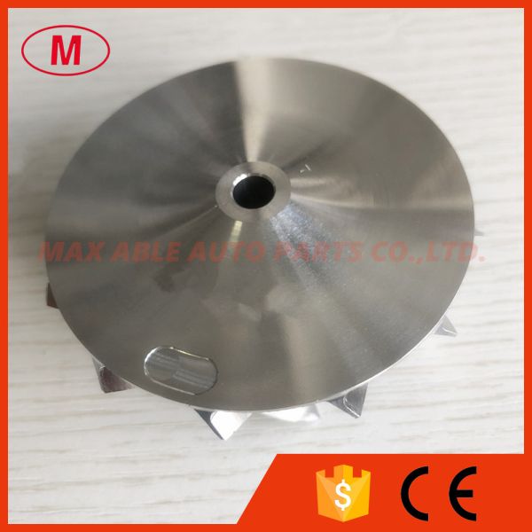 TD05H 20G 52.56/68.01mm 49179-43400 6+6 blades Cutback:-10.0 performance high blade milling//billet compressor wheel