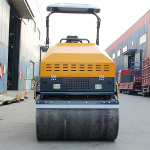 New 3 Ton Diesel Engine Mini Compactor Road Roller Double Drums Roller