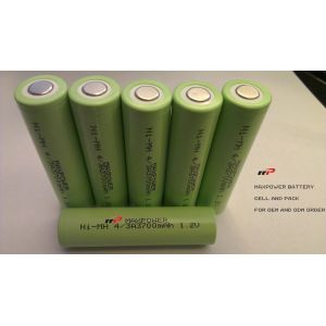 Cheap 4/3A 3700mAh NIMH Rechargeable Batteries 1.2V For Test And Measurement for sale