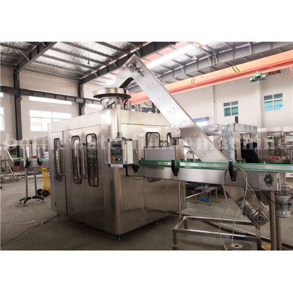 Quality PLC Control Aerated Soda Water Bottling Plant / Beverage Filling Machine wholesale