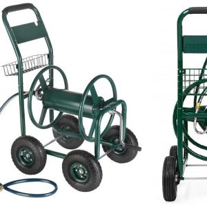 Cheap 60*102*42.5 Dimension Portable Iron Garden Lawn Watering Sprayer Hose Reel Storage Cart for sale