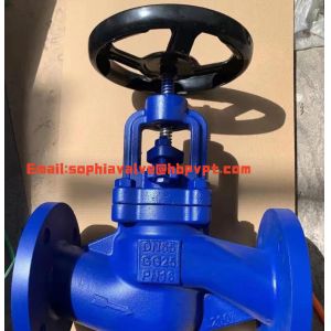 cast iron DIN3356 bellows globe valve with handwheel