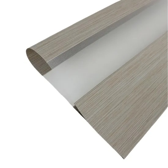 Customized 425GSM Zebra Blinds Fabric for French Window with Blackout and Anti