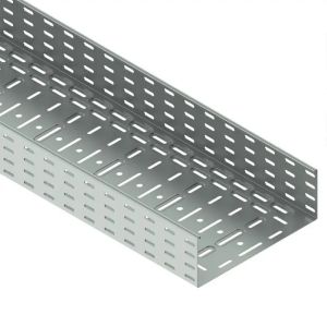 Ventilated and Perforated Trough Cable Tray with 4 Inches Width for Electrical