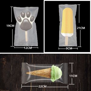 Custom Printed Back Sealing Foil Plastic Ice Cream Wrapper for Popsicle
