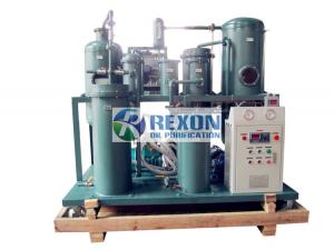 Water Removal Hydraulic Oil Filter System , Vacuum Dehydrator Oil Purification System