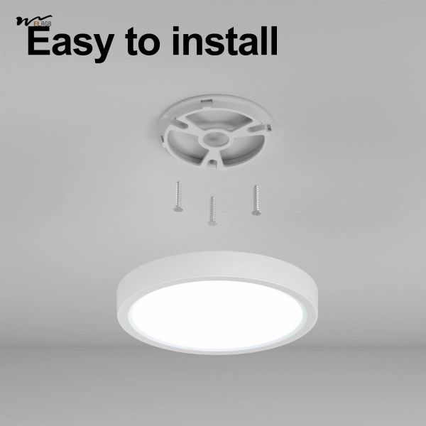 12W LED Modern Style Flat Ceiling Lamp LED Round Small Ceiling Light
