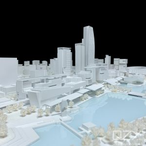 Cheap Conceptual Architectural Model Making Supplies Service Aecom 1/1000 for sale