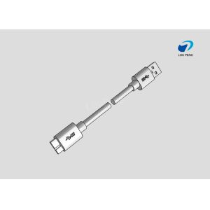 USB Cable Assemblies, 3.0 V USB 9-Position Plug, Type A to Micro B, Double-Ended