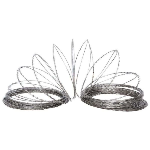 Chinese Factory Single Razor Wire Galvanized Concertina Razor Barbed Wire And