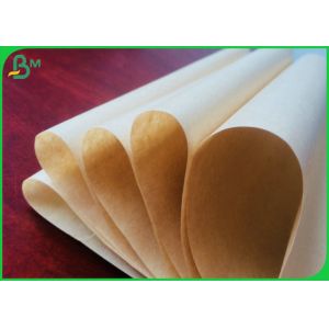Cheap Greaseproof Food Grade Brown Kraft Paper With PE Coated For Making Paperbags for sale