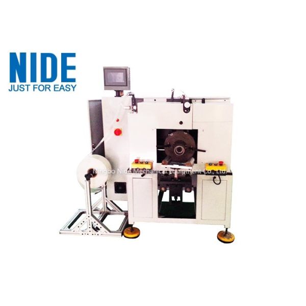 Automatic electric generator motor stator paper inserter machine for deep pump