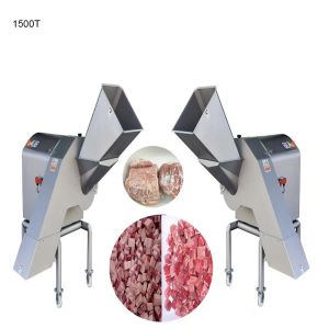 3000KG/H Meat Processing Machine 3d Frozen Beef Dicing Machine