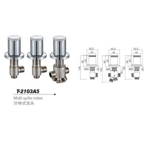 Bathtub mixer,Faucet,cold/hot water basin tap T-2103A5