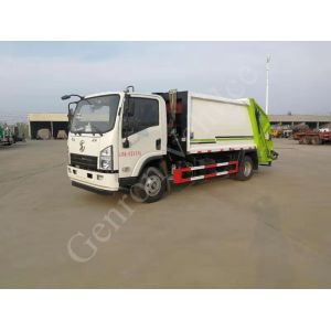 7100x2450x2950 Municipal Garbage Trash Compactor 4x2 Compressed Rubbish Vehicle