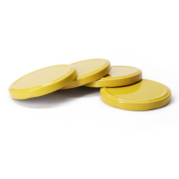 Custom Label 90mm 100mm 110mm Red White Black Tinplate Lug Cap Metal Lug Cap for