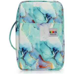 300 Slots Color Pencil Case - Pen Case Organizer with Handy Wrap & Zipper,